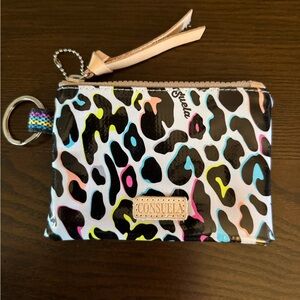 CONSUELA Animal Print Zippered Pouch